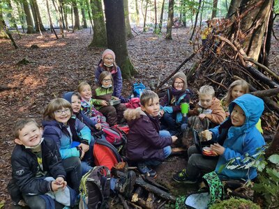 Unser Erntedankfest im Wald (Bild vergrößern)