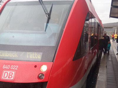 Foto zur Meldung: Mit der Bahn-Verlängerung in Einbeck unzufrieden