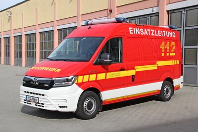 Foto zur Meldung: Neuer Einsatzleitwagen für die Freiwillige Feuerwehr Rosenheim