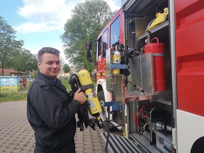 Foto zur Meldung: Vorstellung: der hauptamtliche Gerätewart der Freiwilligen Feuerwehr im Amt Brück