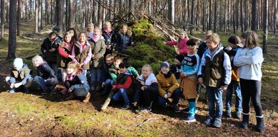 Foto zur Meldung: Toller Wandertag in der Waldschule