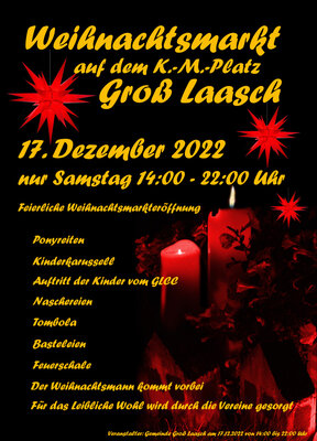 Foto zur Meldung: Gross Laasch - Weihnachtsmarkt am 17.12.2022
