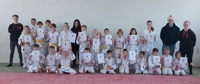 Foto: Nikolaus-Kämpfer/innen des JVU Foto zur Meldung: Nikolausturnier des JVU