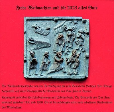 Frohe Weihnachten und für 2023 alles Gute