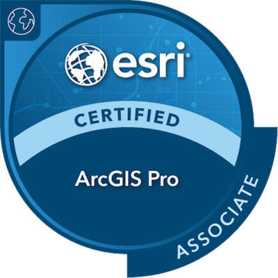 ArcGIS Pro Associate Certificate Badge