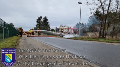 Einsatz 9/2023 | Brennender Stromkasten | Friedersdorf Fürstenwalder Straße (Bild vergrößern)
