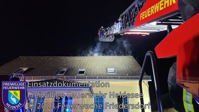 Einsatz 12/2023 | Schornsteinbrand | Kablow-Ziegelei Uckley (Bild vergrößern)