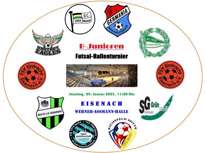 Fußball_B-Junioren: Hallenturnier in der Werner-Aßmann-Halle Eisenach