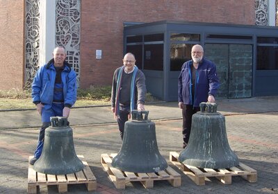 Foto zur Meldung: Neue Glocken für die Kirche Schorrentin