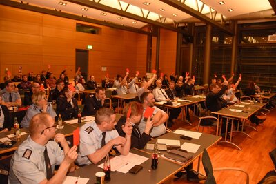Positiver Blick zurück und leichte Zukunftsskepsis - Delegiertenversammlung des Kreisfeuerwehrverbandes zusammen mit dem Kreisjugendfeuerwehrtag der KJF TF