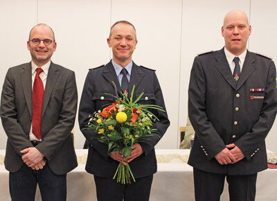 Andreas Muschinsky, Robert Hesse und Silvio Ramlow (v. l.) © Gemeinde Rangsdorf - AL22