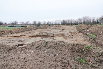 Foto zur Meldung: Geplantes Neubaugebiet: Archäologen haben ihre Zelte abgebrochen