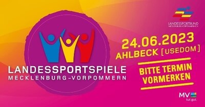 Vorschaubild der Meldung: 1. Landessportspiele in Ahlbeck (Insel Usedom) am 24. Juni 2023