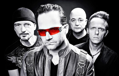 Hört sich nicht nur so an, sondern sieht auch so aus wie Bono und Co: die U2-Tributband „Achtung Baby