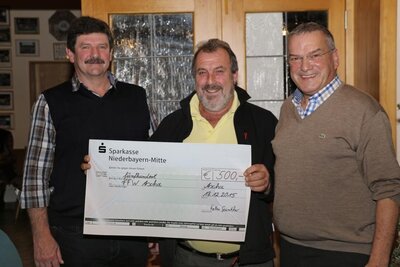 Meldung: 500€ Spende an FF Ascha