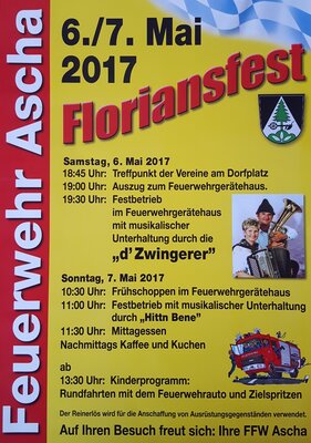 Meldung: Floriansfest 2017