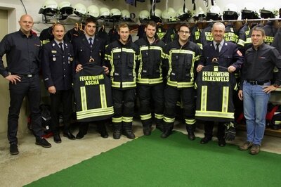 Meldung: Neue Schutzanzüge für die Feuerwehren Ascha und Falkenfels