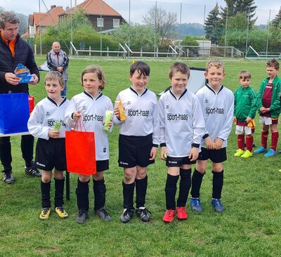 Foto zur Meldung: F-Jugend bei Kinderfußball in Hörnitz