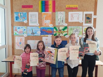 Kunstwettbewerb der Hans Nadler Grundschule Gröden