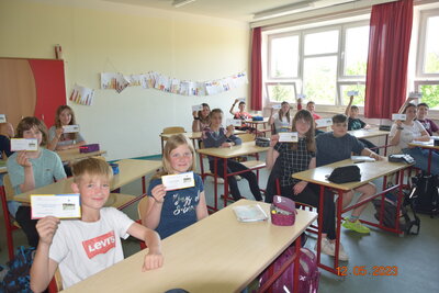 6.Klasse der Grundschule Hirschfeld (Bild vergrößern)