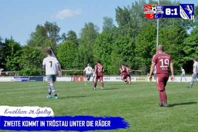 Foto zur Meldung: 26.Spieltag KK: SG Tröstau/Nagel - FC Vorwärts II 8:1