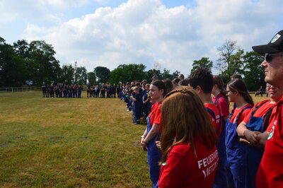Foto zur Meldung: Kreismeisterschaft der Jugendfeuerwehr in Gülpe