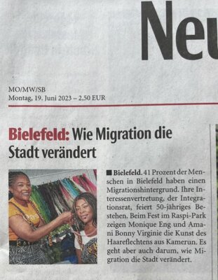 Meldung: Fest zum 50jährigen Jubiläum des Integrationsrates mit BKU e.V.