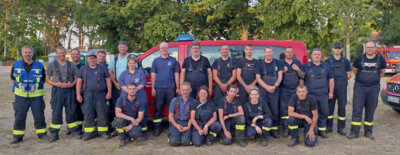 Meldung: Amtszüge unterstützen bei der Waldbrandbekämpfung