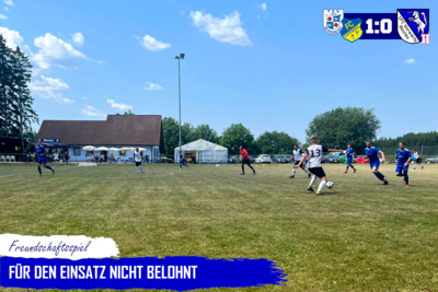 Foto zur Meldung: Testspiel: SG Wirsberg/Kupferberg - FC Vorwärts II 1:0