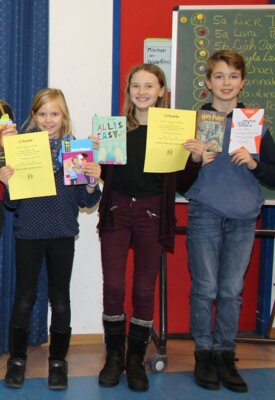 Schulinterner Vorlesewettbewerb der Klassen 5 und 6 (Bild vergrößern)