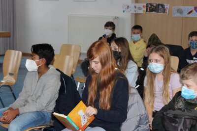 Schulinterner Vorlesewettbewerb der Klassen 5 und 6 (Bild vergrößern)