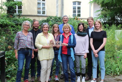 Maria Noichl mit LPV-Vorsitzenden und LPV-Team (Bild vergrößern)