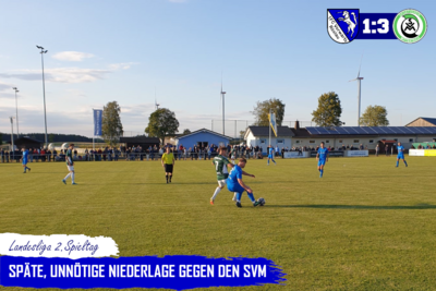 2.Spieltag LL: FC Vorwärts - SV Mitterteich 1:3