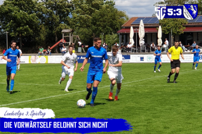 3.Spieltag LL: SC 04 Schwabach - FC Vorwärts 5:3