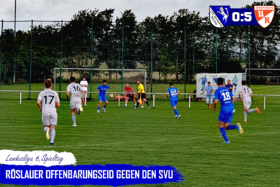 6.Spieltag LL: FC Vorwärts - SV Unterreichenbach 0:5