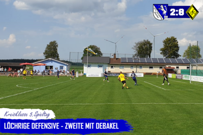 5.Spieltag KK: FC Vorwärts II - VFC Kirchenlamitz 2:8