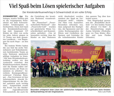 Kinderfeuerwehrtag 2023 (Bild vergrößern)