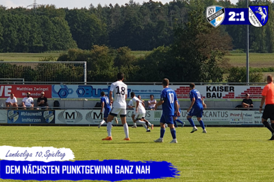 Meldung: 10.Spieltag LL: ASV Weisendorf - FC Vorwärts II 2:1