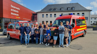 Ausflug der Jugendfeuerwehr Laudert ins Feuerwehr Museum