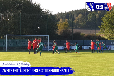 Meldung: 11.Spieltag KK: FC Vorwärts II - SG Stockenroth/Zell 0:1