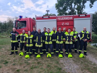 Foto zur Meldung: Truppmann 1-Prüfung der Freiwilligen Feuerwehr Amt Neustadt (Dosse)