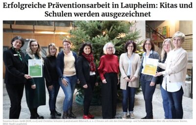 Zwei Sterne für unsere Schule (Bild vergrößern)