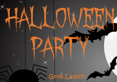 Gross Laasch - Halloween 27.10.2023 für die Kinder der Gemeind Groß Laasch