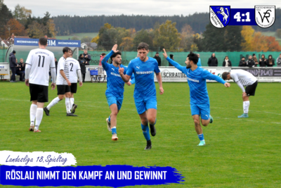 Meldung: 18.Spieltag LL: FC Vorwärts - VfR Katschenreuth 4:1