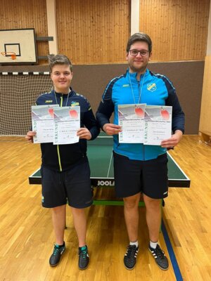 Foto zur Meldung: Tischtennis: Erfolgreiche Kreiseinzelmeisterschaften