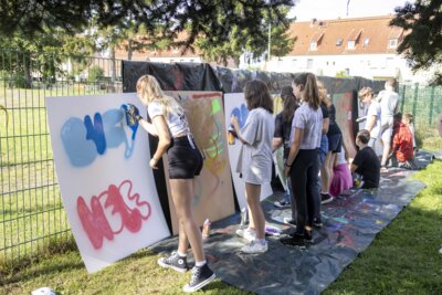 Foto zur Meldung: Die Seelandschule im OT Nachterstedt veranstaltet einen Projekttag zum Thema „Zivilcourage“