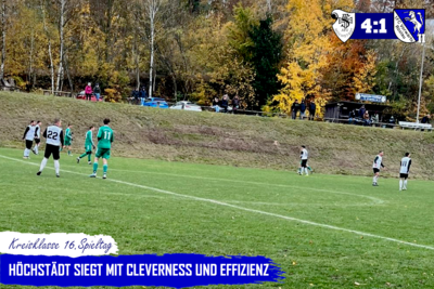 Meldung: 16.Spieltag KK: ATV Höchstädt - FC Vorwärts II 4:1