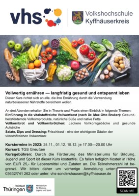 Vollwertig ernähren - langfristig gesund und entspannt leben (Bild vergrößern)
