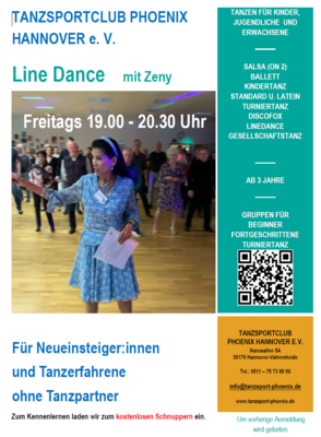 Neue Line Dance Trainerin: Zeny! (Bild vergrößern)