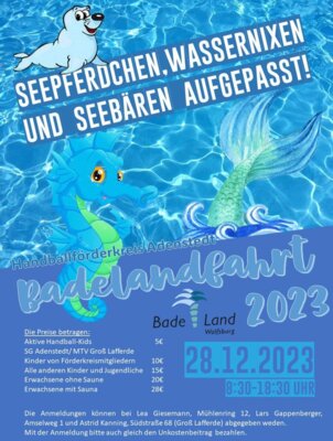 Badelandfahrt nach Wolfsburg findet am 28.12.2023 statt (Bild vergrößern)